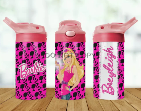 Stor Barbie BB22 Kids Trinkflasche – Wiederverwendbar, BPA-frei, 400 Ml